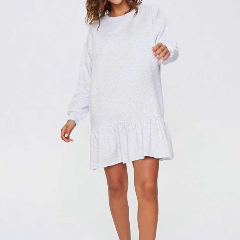 Forever 21 drop-waist mini dress, heather …